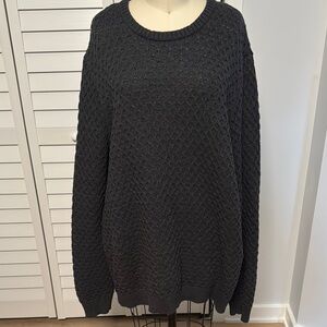 14th & Union Men’s Charcoal Knit Sweater Size XL